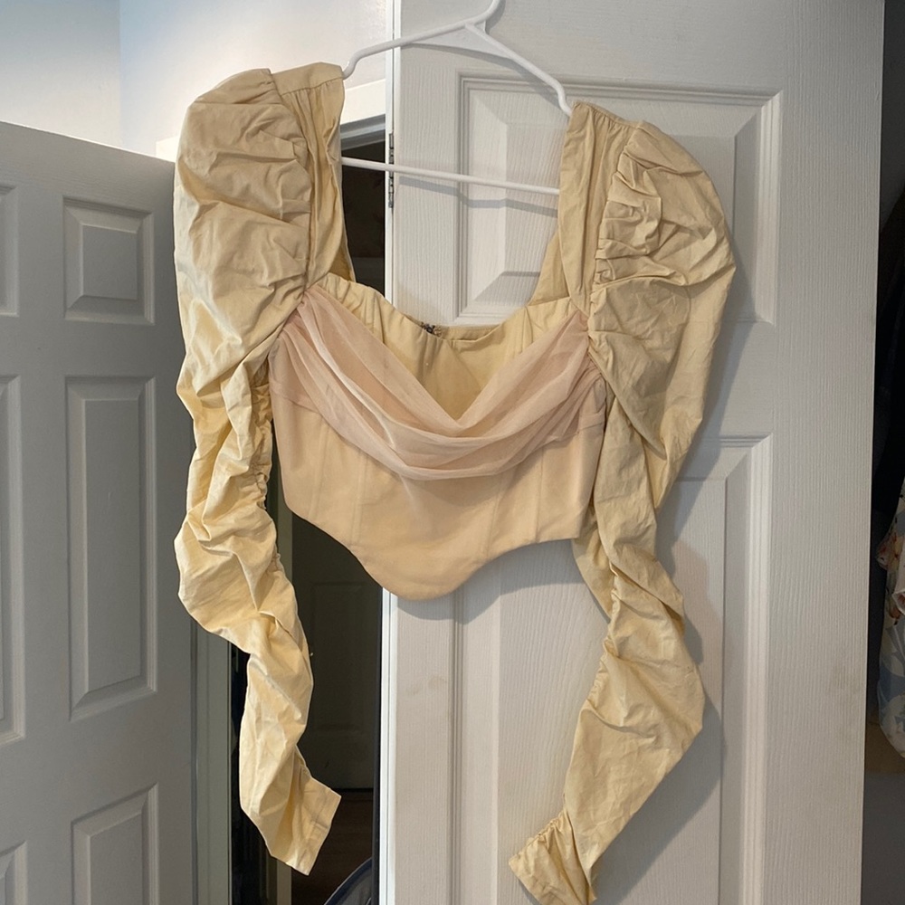 Oh Polly Cropped Corset Top